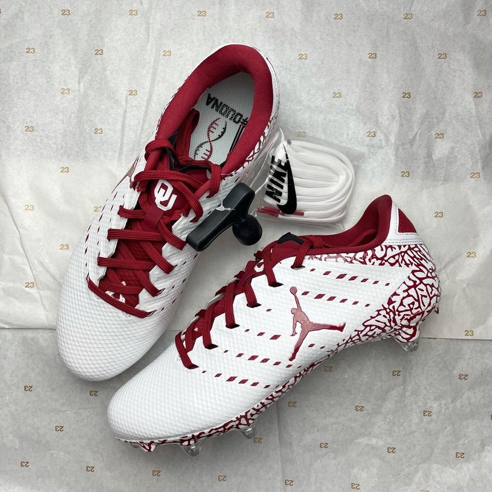 Oklahoma Sooners OU Jordan Cleats Promo Sample